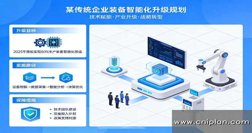 传统企业装备智能化升级规划