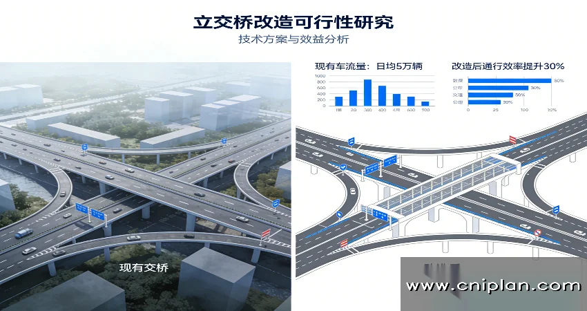 立交桥改造效果图