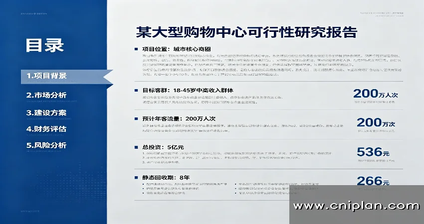 大型购物中心可研