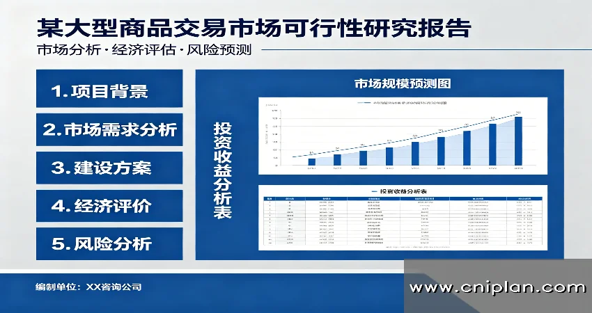 大型商品交易市场可研