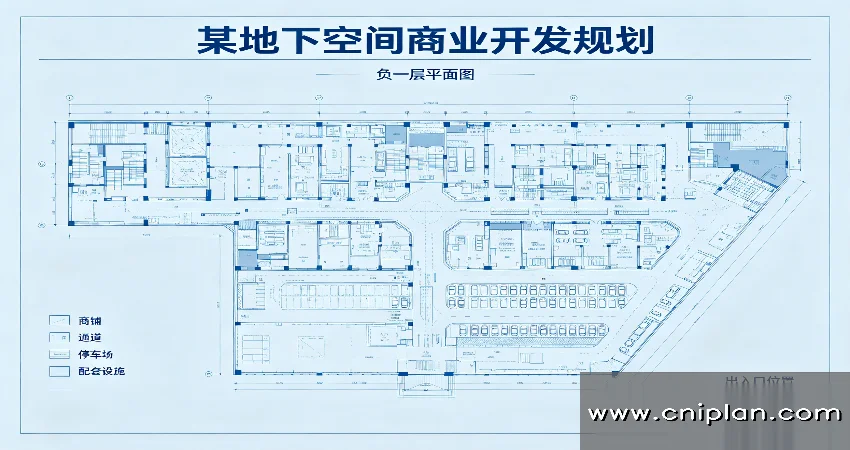 地下空间商业开发效果图