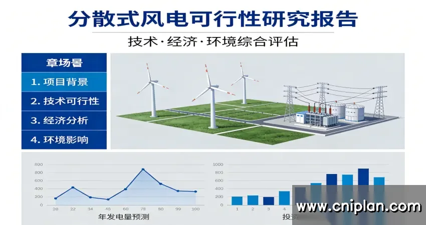 某分散式风电项目效果图