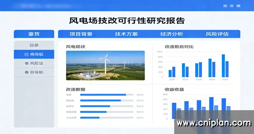 某风电场技改项目效果图