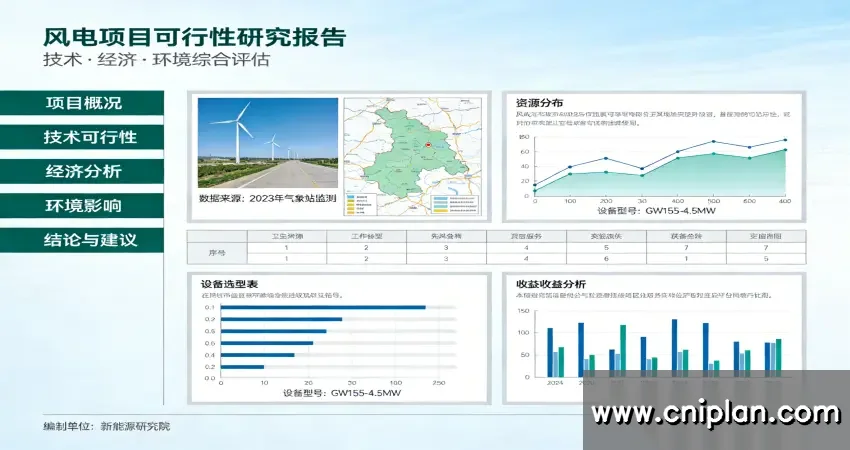某陆上风电项目效果图