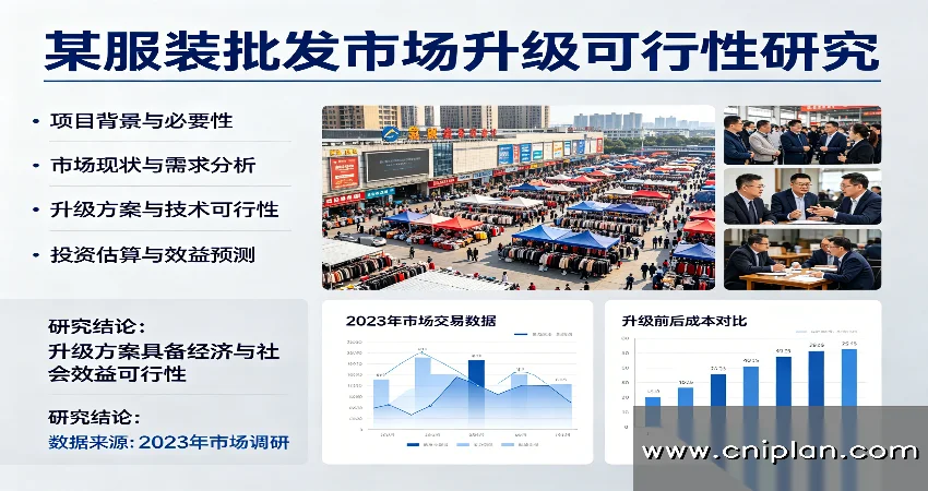 服装批发市场升级可研