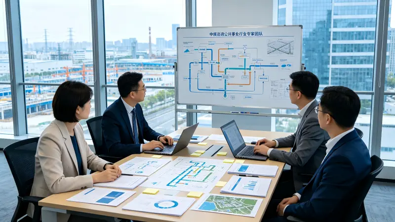 中撰咨询公共事业行业专家团队服务场景