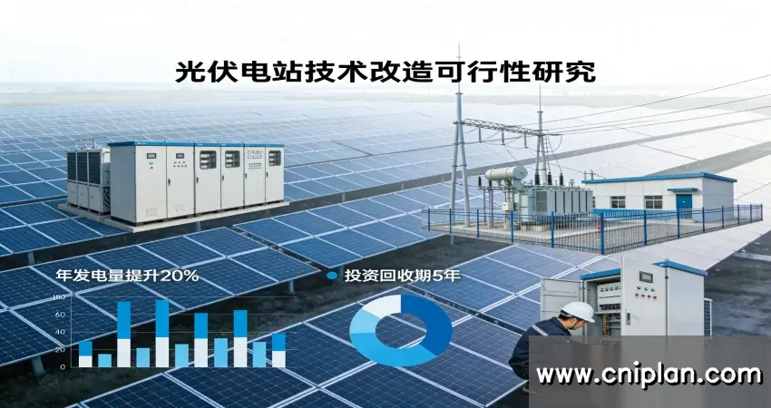 某光伏电站技改项目效果图