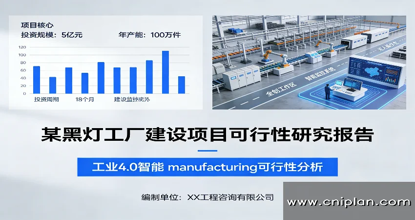 黑灯工厂建设项目可研
