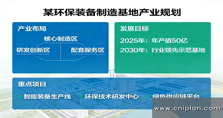 环保装备制造基地产业规划