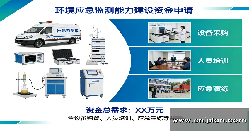环境应急监测能力建设资金申请