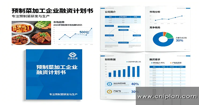 预制菜加工企业融资BP