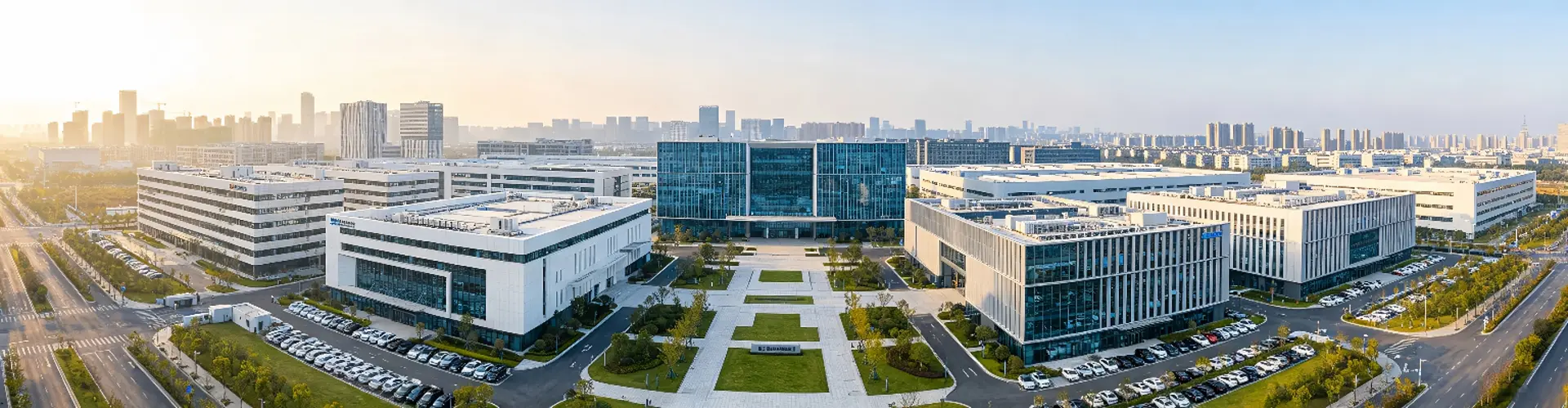 科技创新产业园区全景鸟瞰图