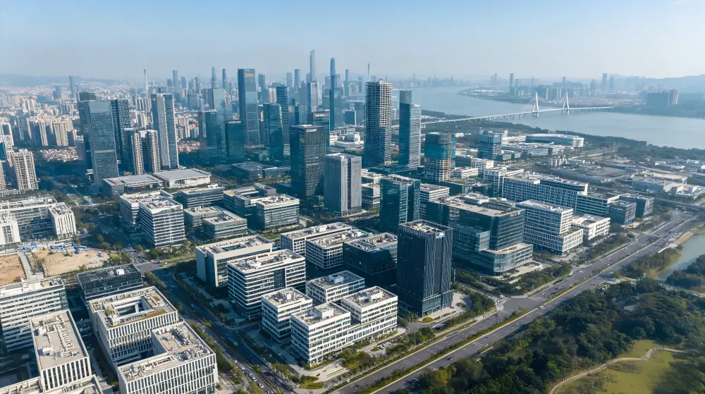 粤港澳大湾区科技创新产业集聚区航拍