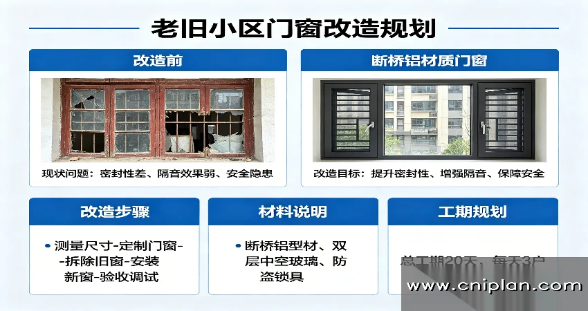 老旧小区门窗改造规划