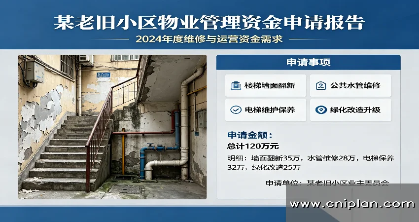 老旧小区物业管理资金申请