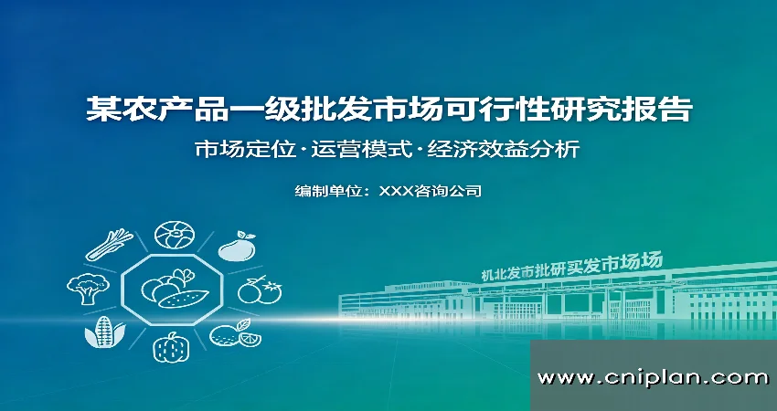 农产品一级批发市场可研