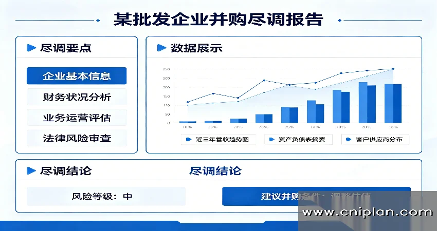 批发企业并购尽调