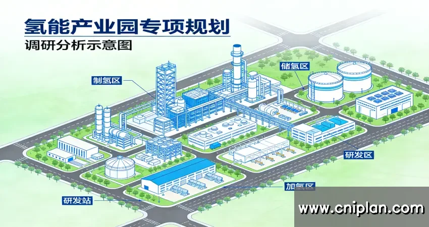 某氢能产业园项目效果图