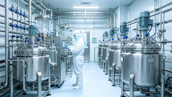 单抗药物生产车间生物反应器