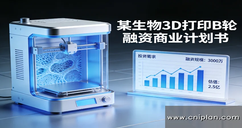 生物3D打印融资BP