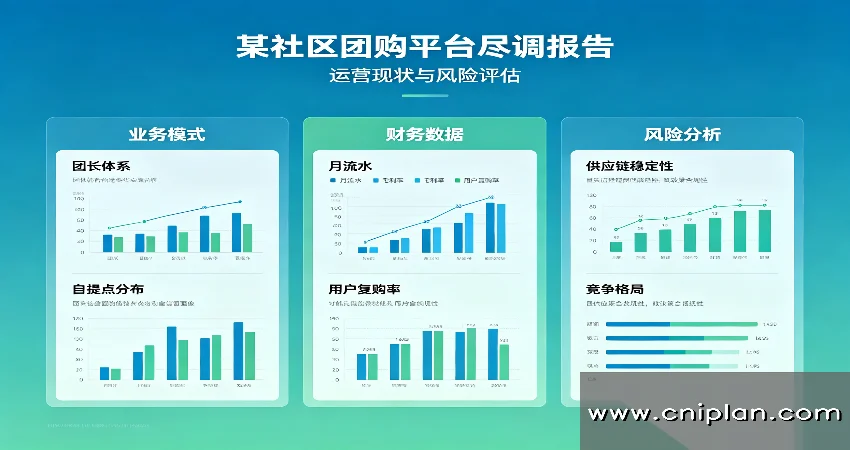社区团购平台尽调示意图