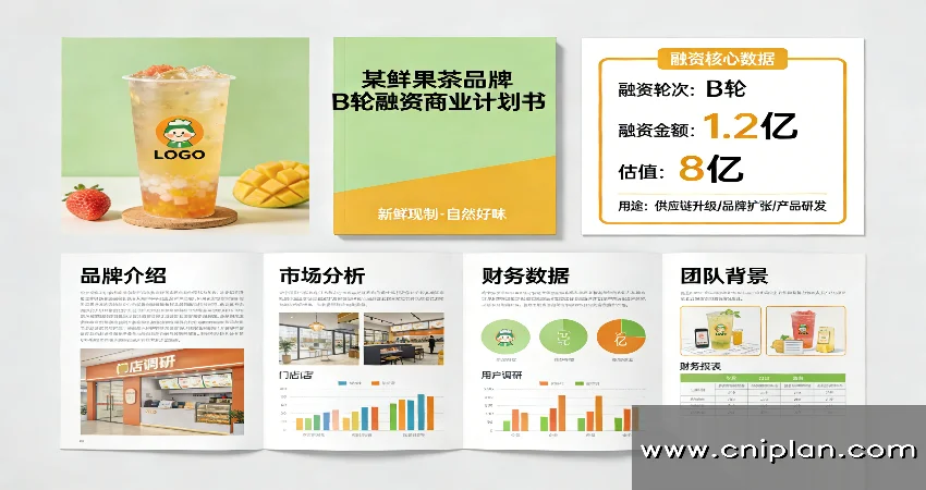 鲜果茶品牌B轮融资BP