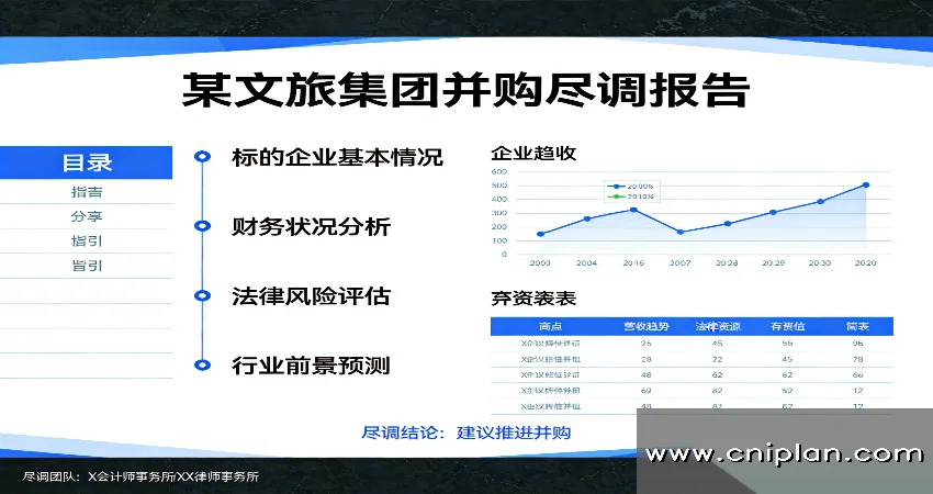 文旅集团并购尽调