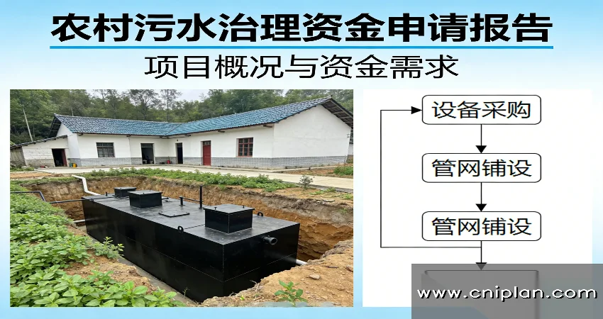 农村污水治理示意图