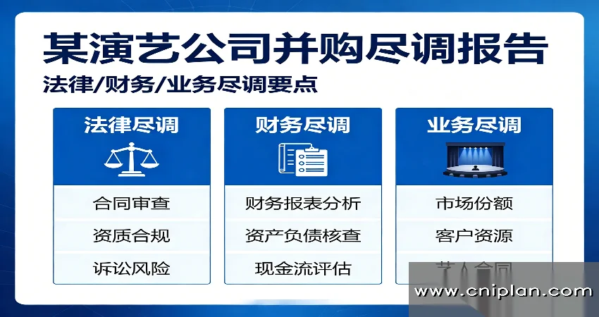 演艺公司并购尽调