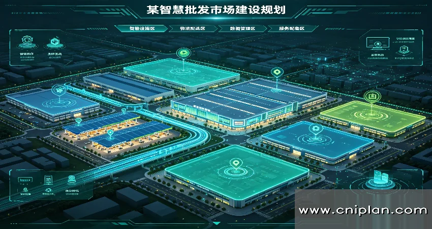 智慧批发市场规划示意图
