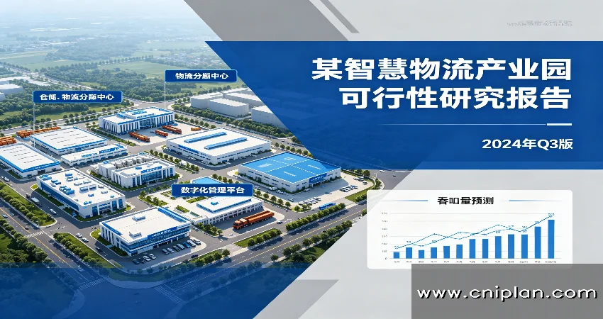 智慧物流产业园效果图