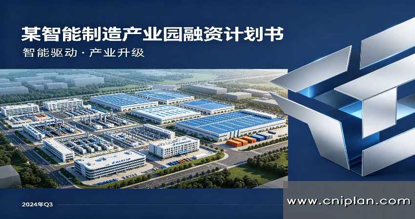 智能制造产业园融资BP