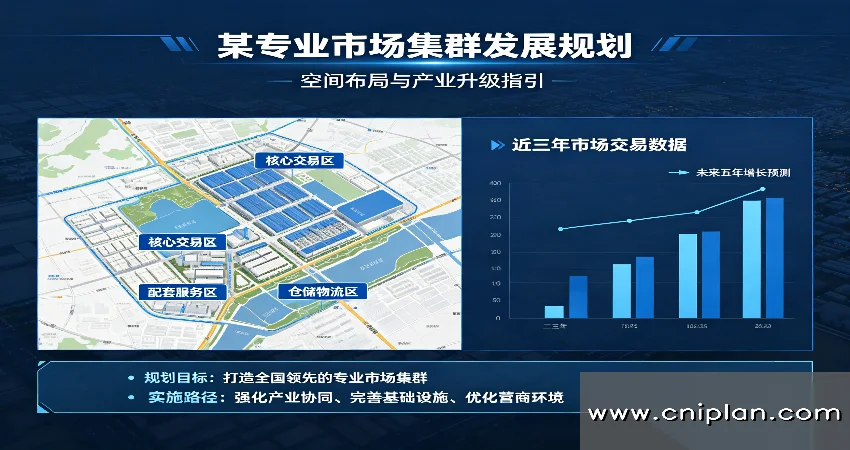 专业市场集群规划效果图