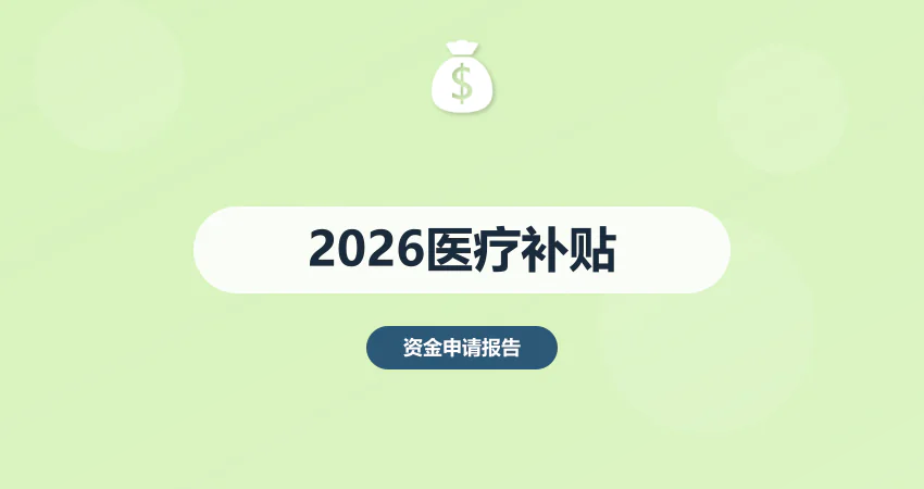 2026 年医疗补贴政策汇总