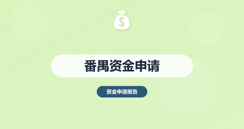 广州番禺资金申请报告编制公司
