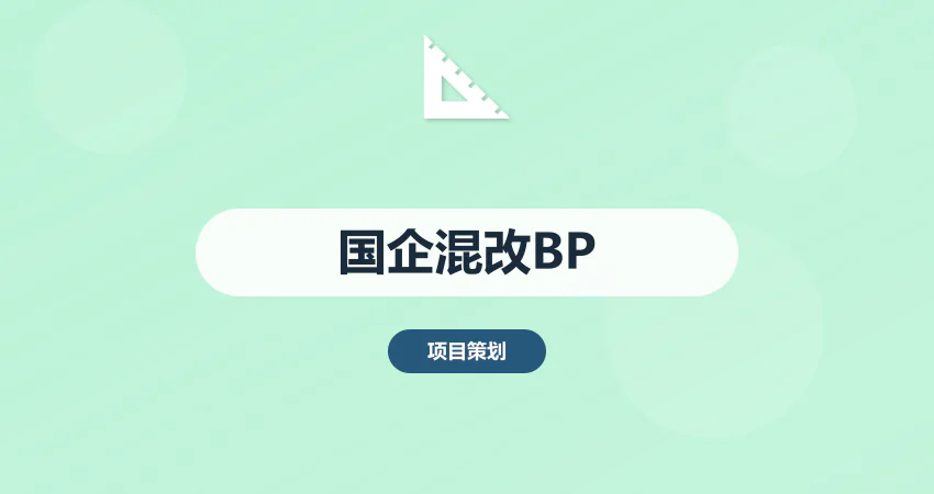 国企混改商业计划书：股权结构 + 职工安置模块