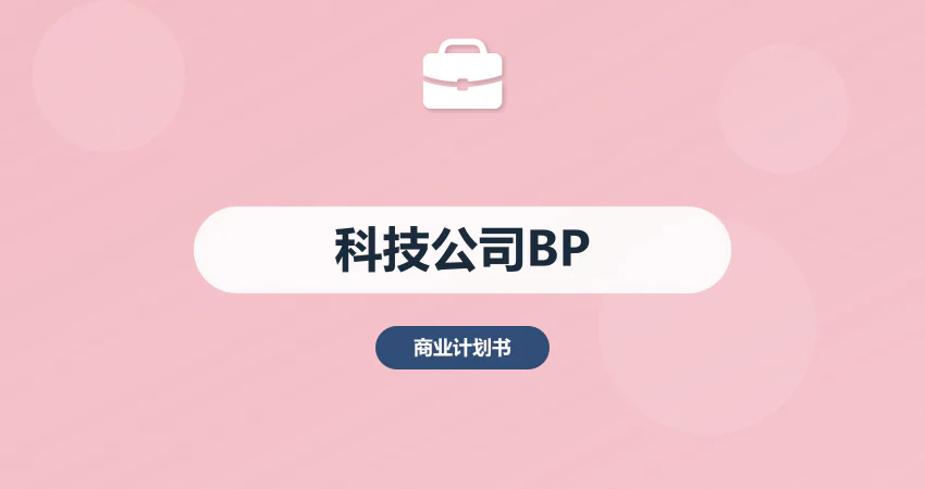 科技公司商业计划书代写