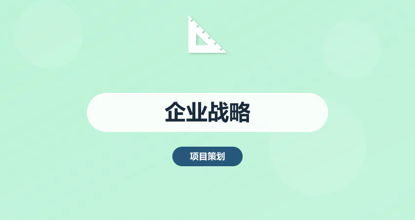 企业中长期战略规划编制
