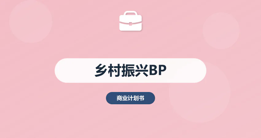 乡村振兴商业计划书：农业项目立项 + 政府资金申请适配