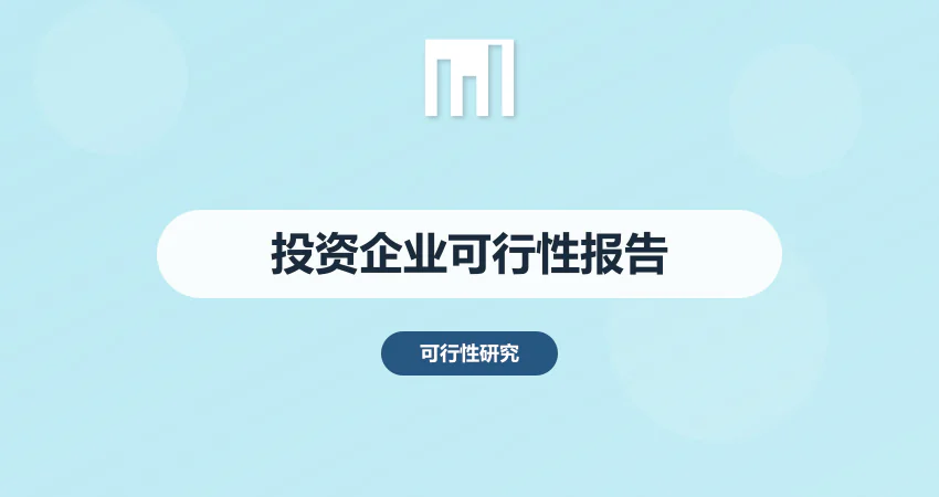 投资企业可行性报告