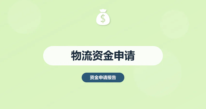 物流体系建设资金申请报告