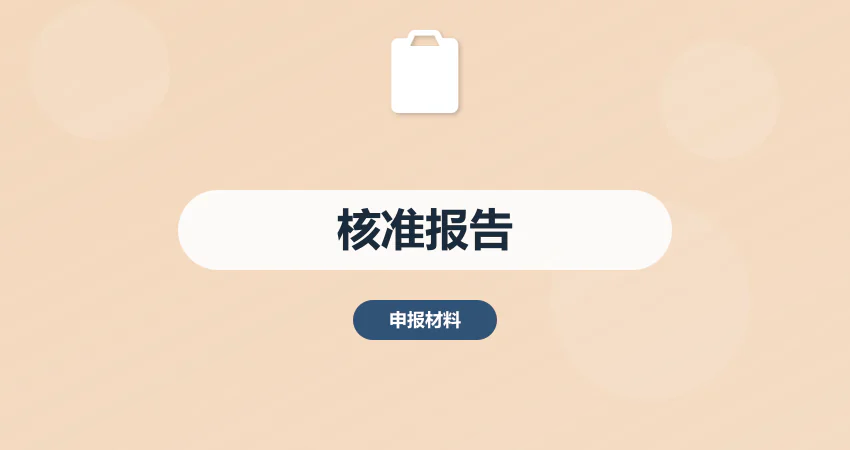 项目申请报告核准立项专用