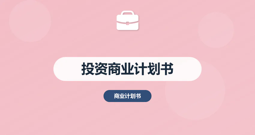 项目投资商业计划书定制
