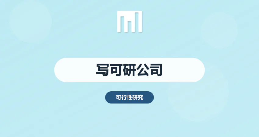 写可行性报告公司