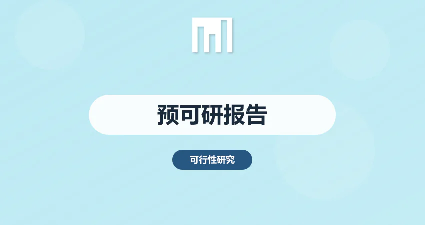 预可行性报告