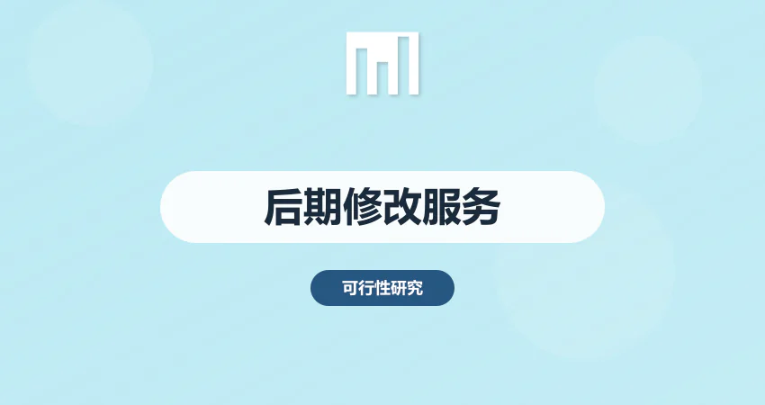 怎样保障项目报告后期修改调整服务