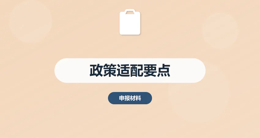 政策申报必备：项目建议书核心章节与政策适配要点全解析​