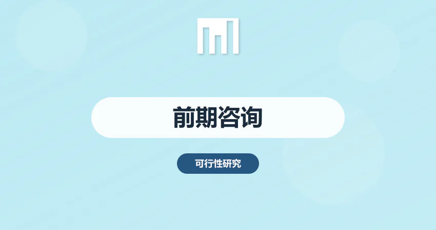 中撰咨询项目前期咨询服务