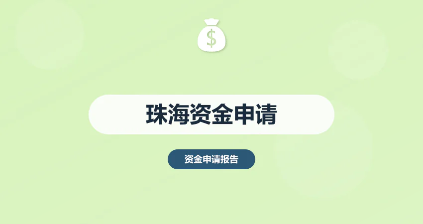 珠海资金申请报告代写