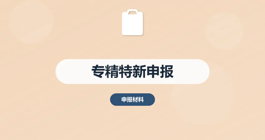 专精特新企业申报材料